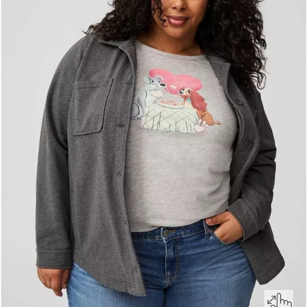 Torrid Fleece Shacket - Picture 3 of 4